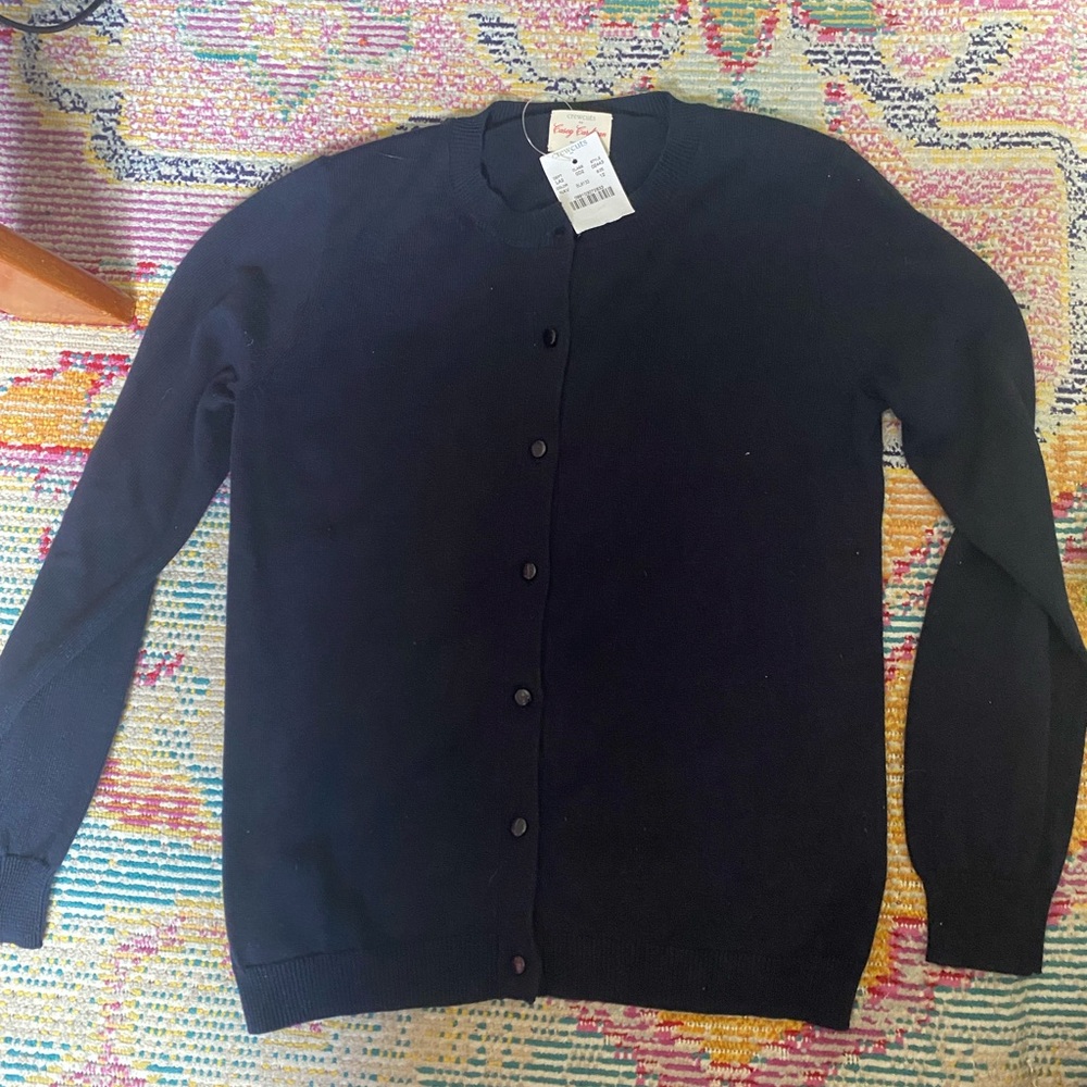 Crewcuts Casey Cardigan Navy Blue — Girls’ Size 12 NEVER WORN